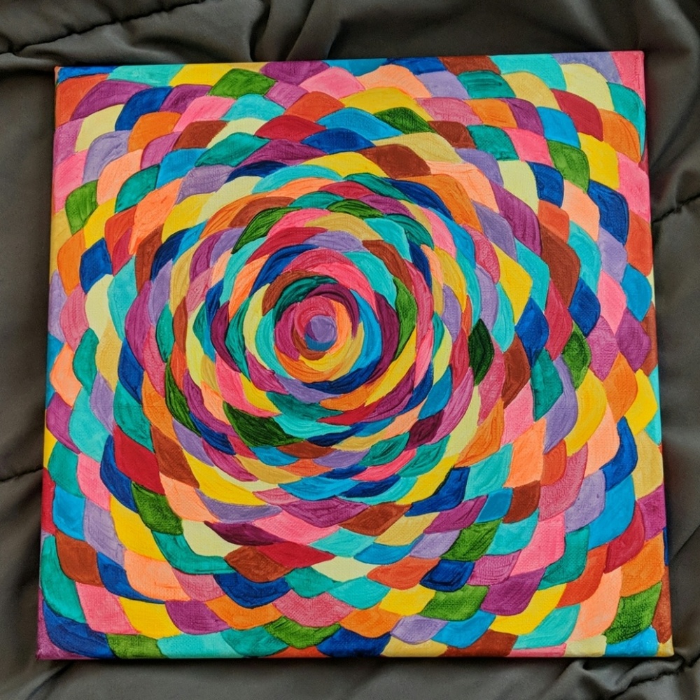 "Candy Rose" Acrylic Wall Art